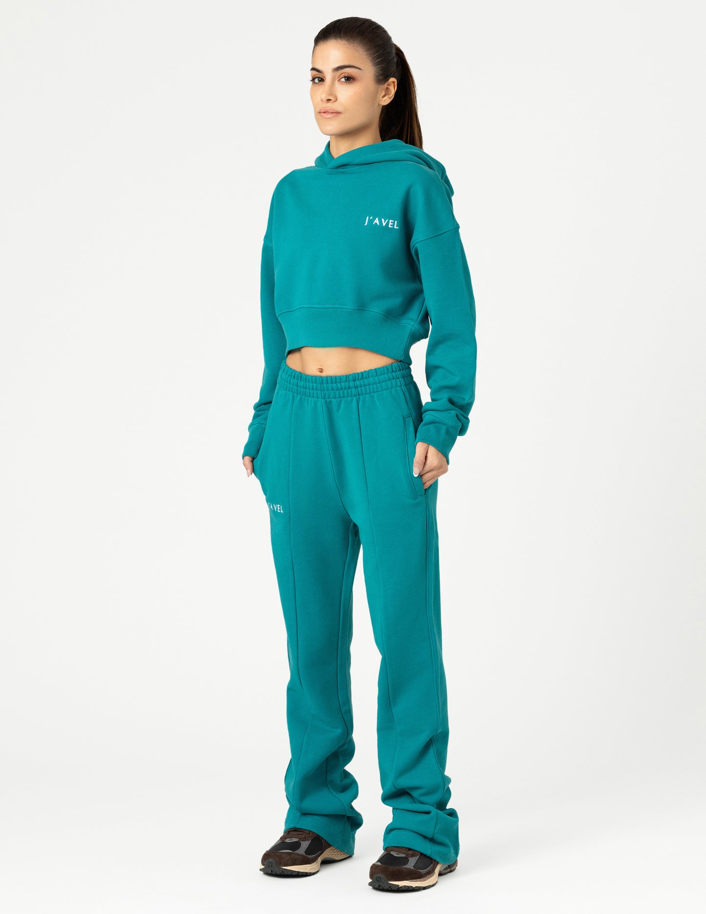 Oversized Pleated Track Pants